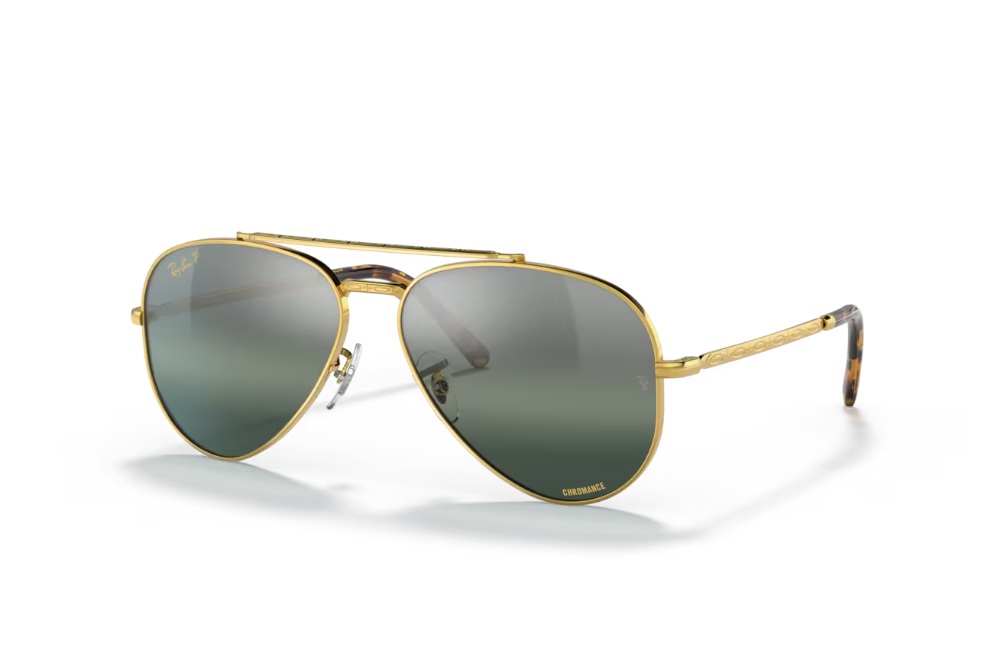 Ray-Ban New Aviator RB3625 9196/G6 Chromance solglasögon, aurinkolasit